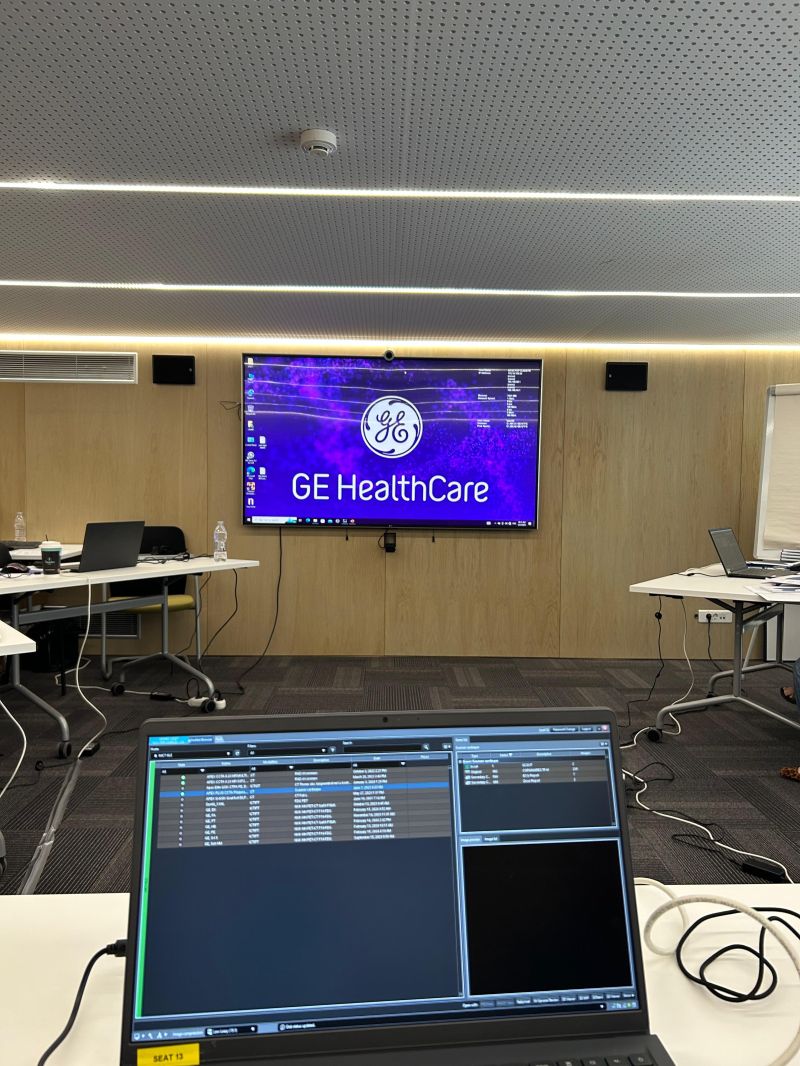 GE HealthCare training room