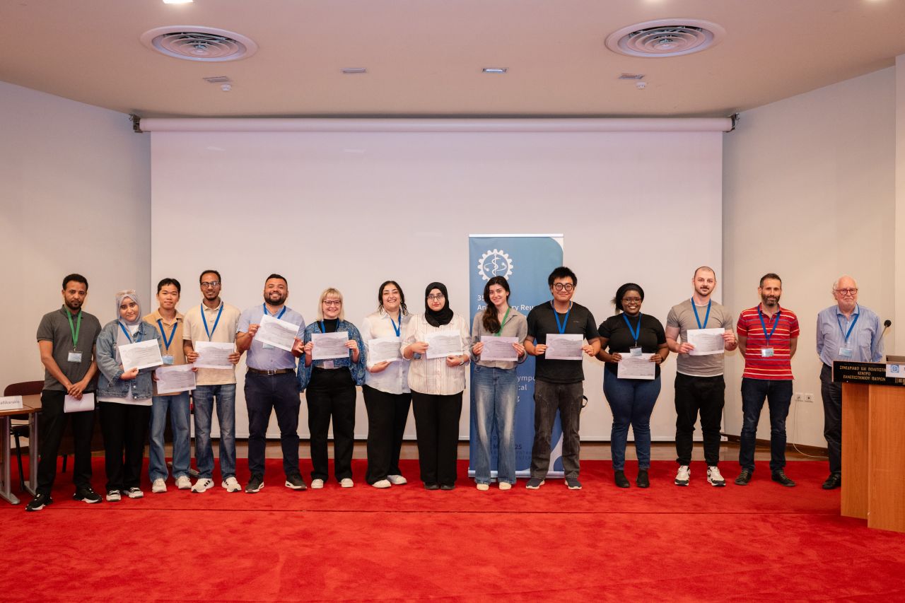 Group photo with the certificates at ESBME 2025