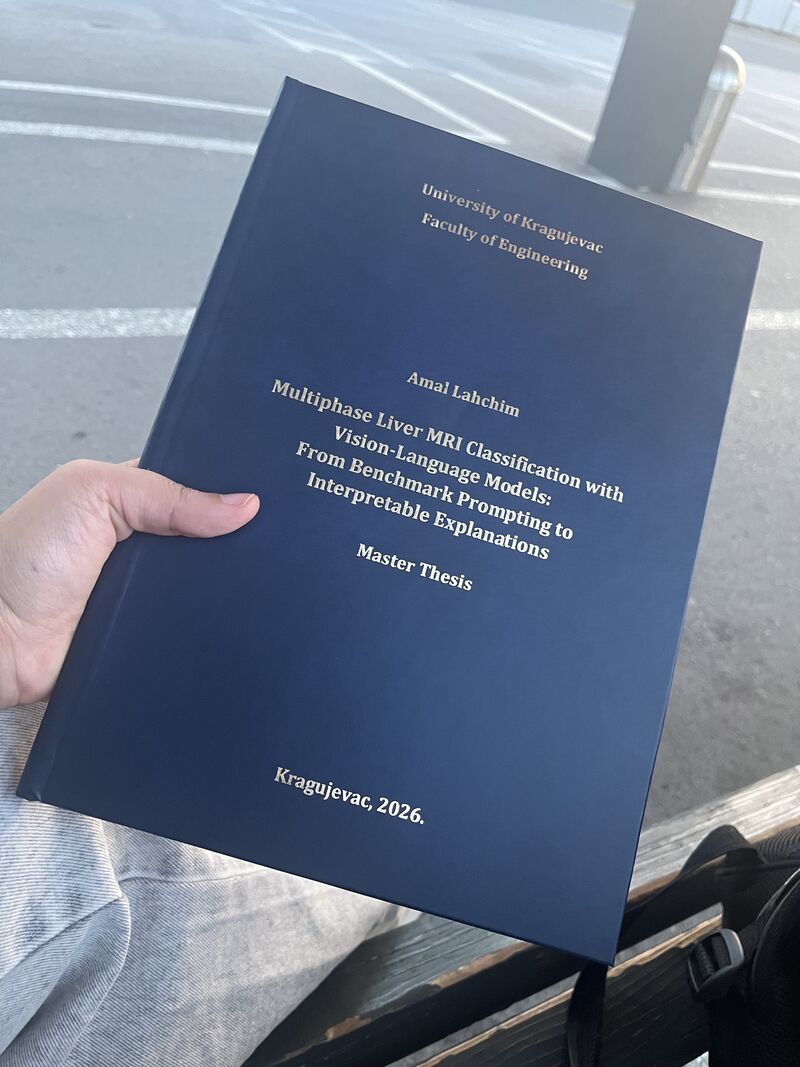 My printed Master's thesis, Kragujevac 2026